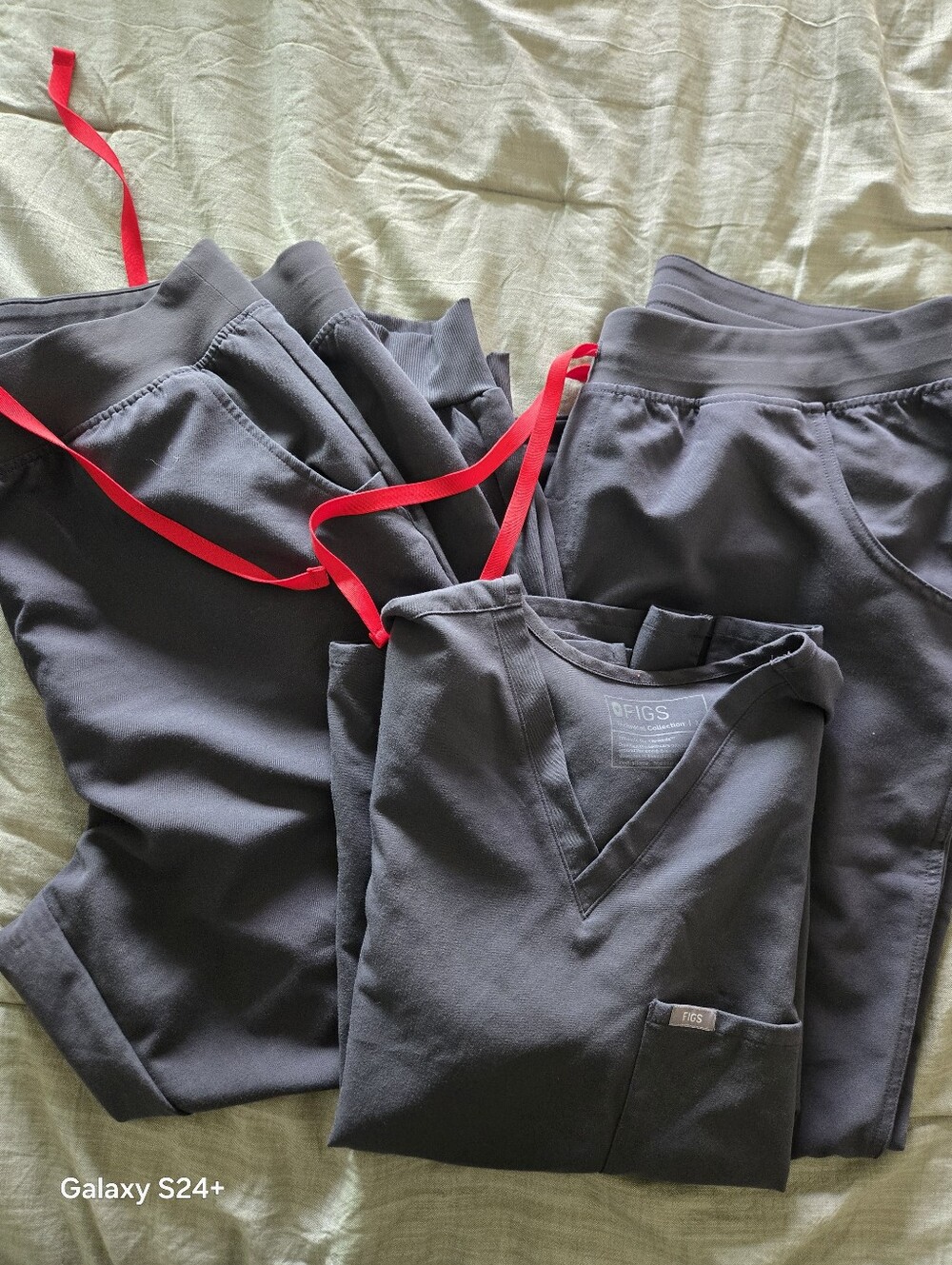 FIGS 3 PIECE SET Dark Gray